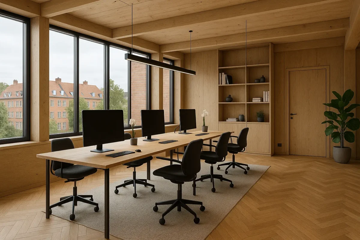 Langtidsleje af kontor i Danmark